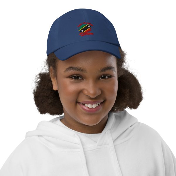 Youth Baseball Cap with "Two Islands One Paradise" Embroidered Logo - Image 5