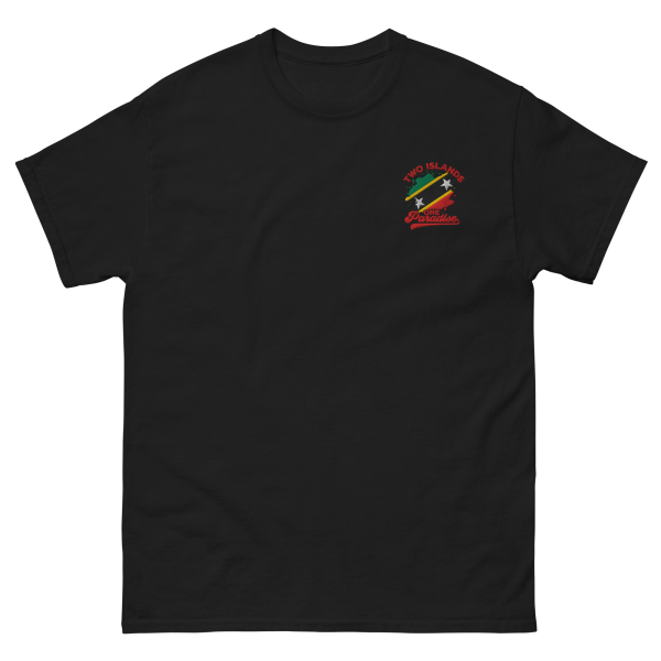 Two Islands One Paradise Unisex Classic Tee - Gildan 5000 - Image 2