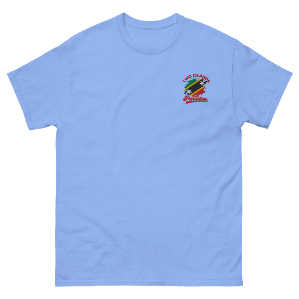 Two Islands One Paradise Unisex Classic Tee - Gildan 5000 - Image 4