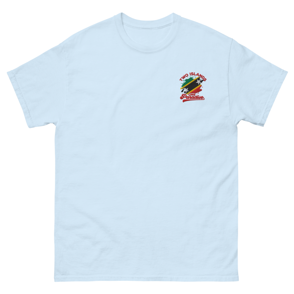 Two Islands One Paradise Unisex Classic Tee - Gildan 5000 - Image 11
