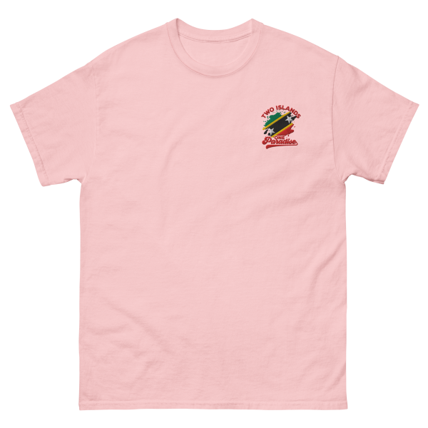 Two Islands One Paradise Unisex Classic Tee - Gildan 5000 - Image 9