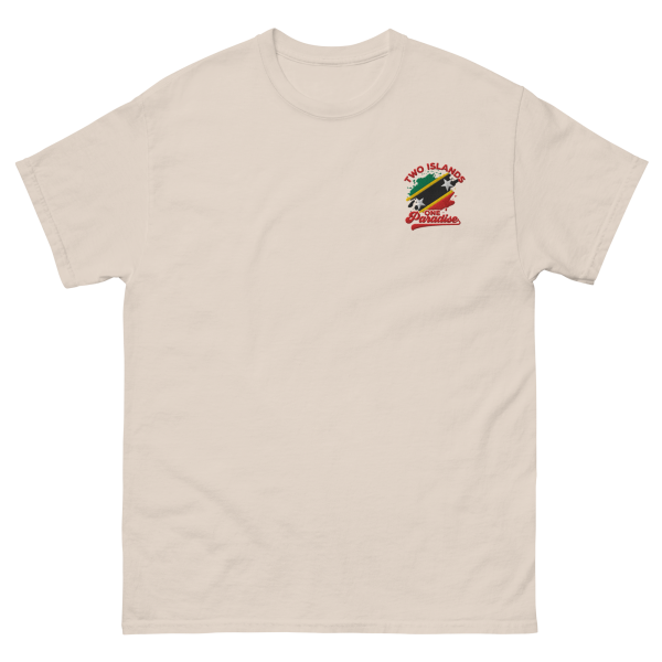 Two Islands One Paradise Unisex Classic Tee - Gildan 5000 - Image 7