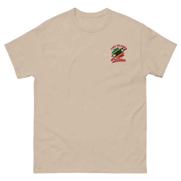 Two Islands One Paradise Unisex Classic Tee - Gildan 5000 - Image 6