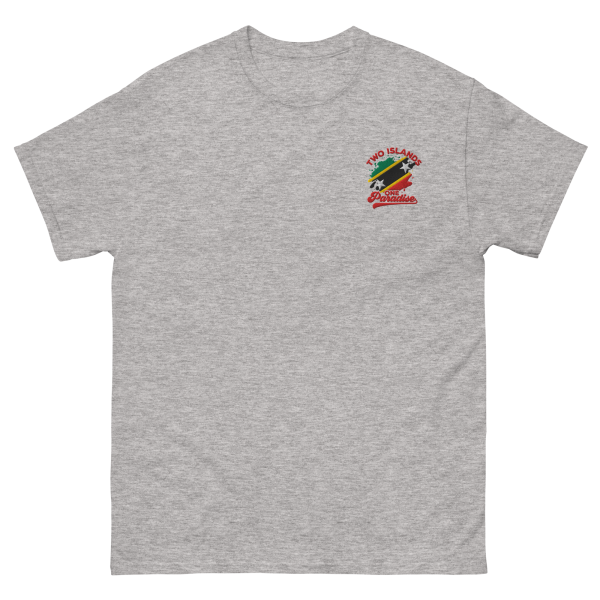 Two Islands One Paradise Unisex Classic Tee - Gildan 5000 - Image 5