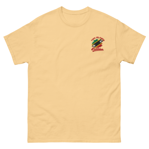Two Islands One Paradise Unisex Classic Tee - Gildan 5000 - Image 8
