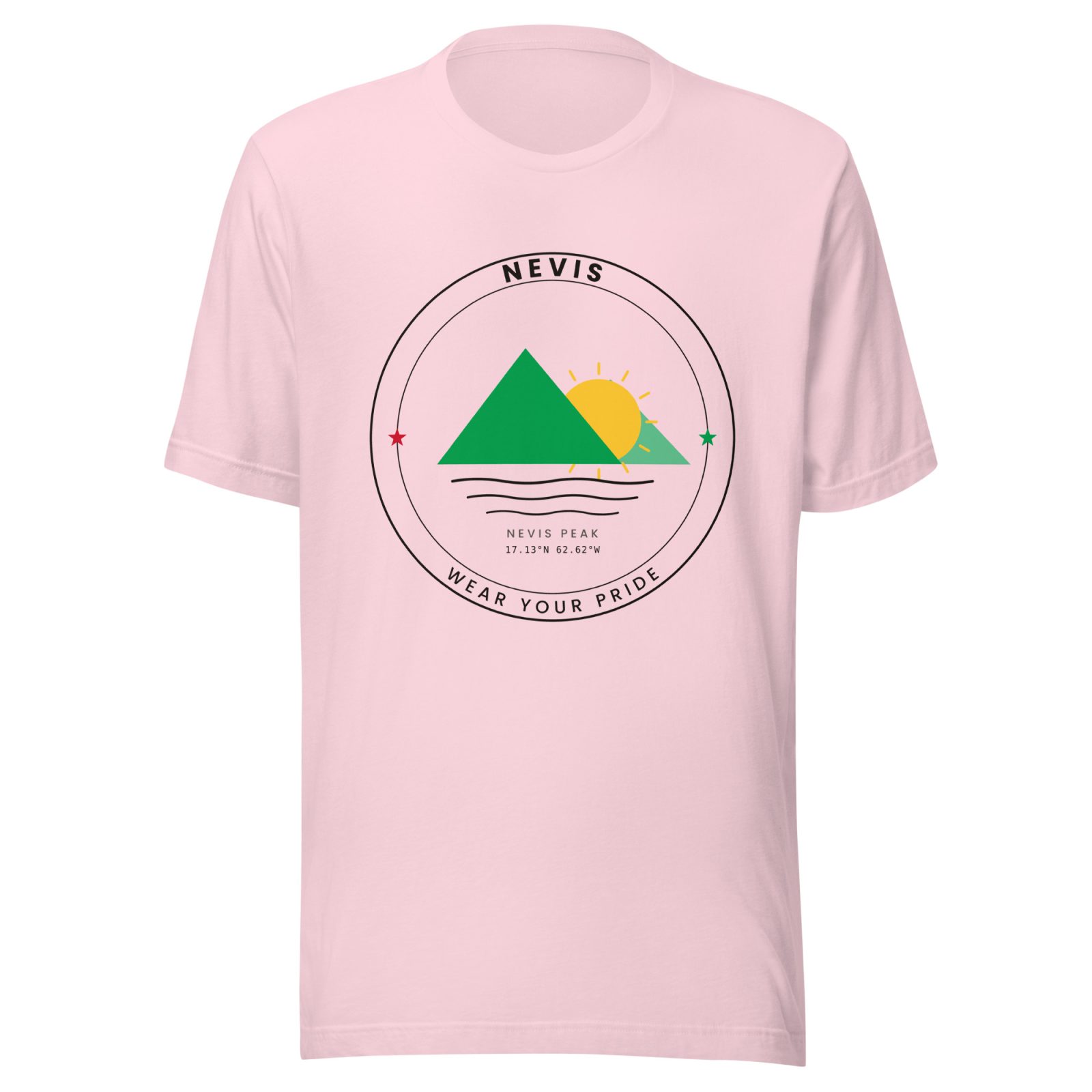 Nevis Wear Your Pride t-shirt in soft pink